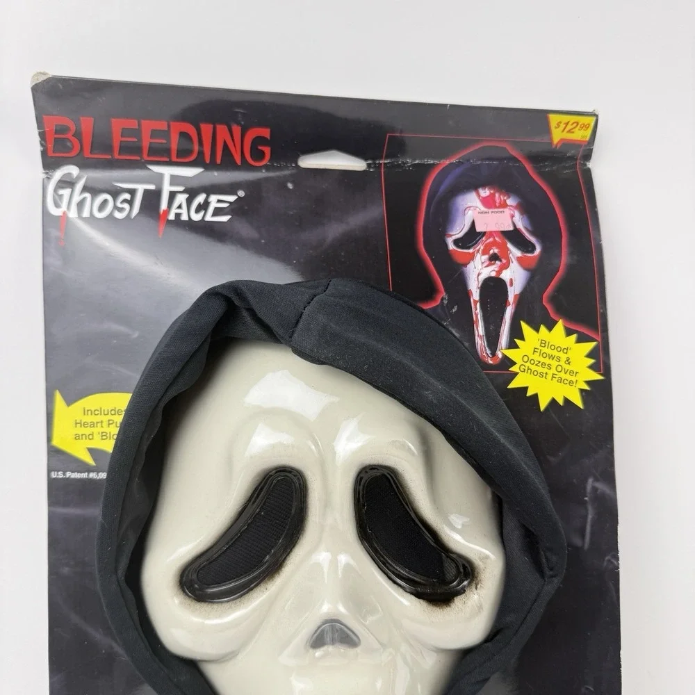 Fun World Ghost Face Bleeding Scream Mask Halloween Movie Brand New